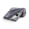 Imetec Caldoplaid Velvet Square Plaid Riscaldabile, Morbida Coperta Elettrica 150x95 cm, Basso Consumo, Tecnologia Adapto,