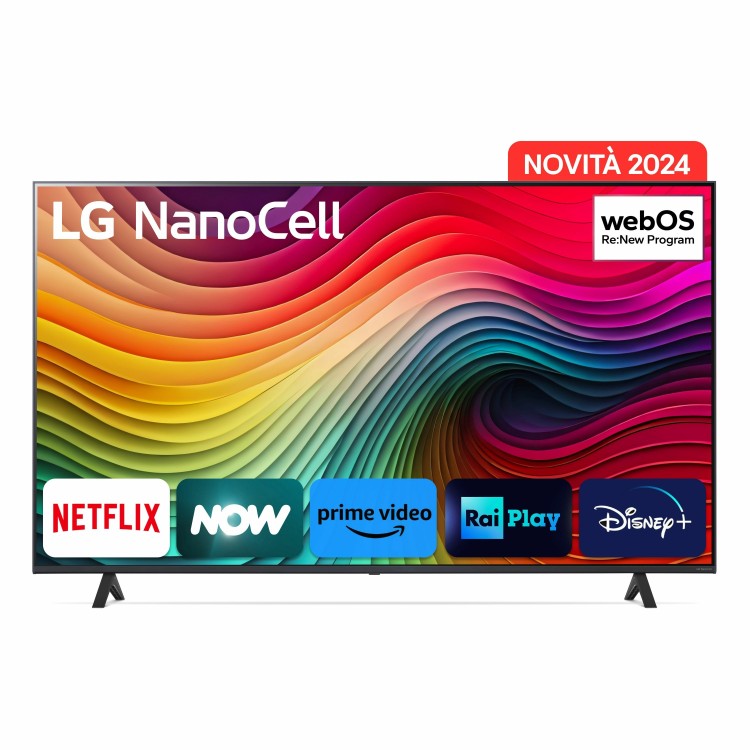 LG NanoCell AI 55'' Serie NANO82 55NANO82T6B, TV 4K, 3 HDMI, SMART TV 2024