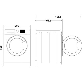 Indesit Innex Steam Lavatrice a libera installazione BWA 81295X WV IT - BWA 81295X WV IT