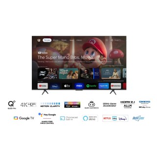 TCL C65 Serie C6 Smart TV QLED 4K 55" 55C655, audio Onkyo con subwoofer, Dolby Vision - Atmos, Google TV