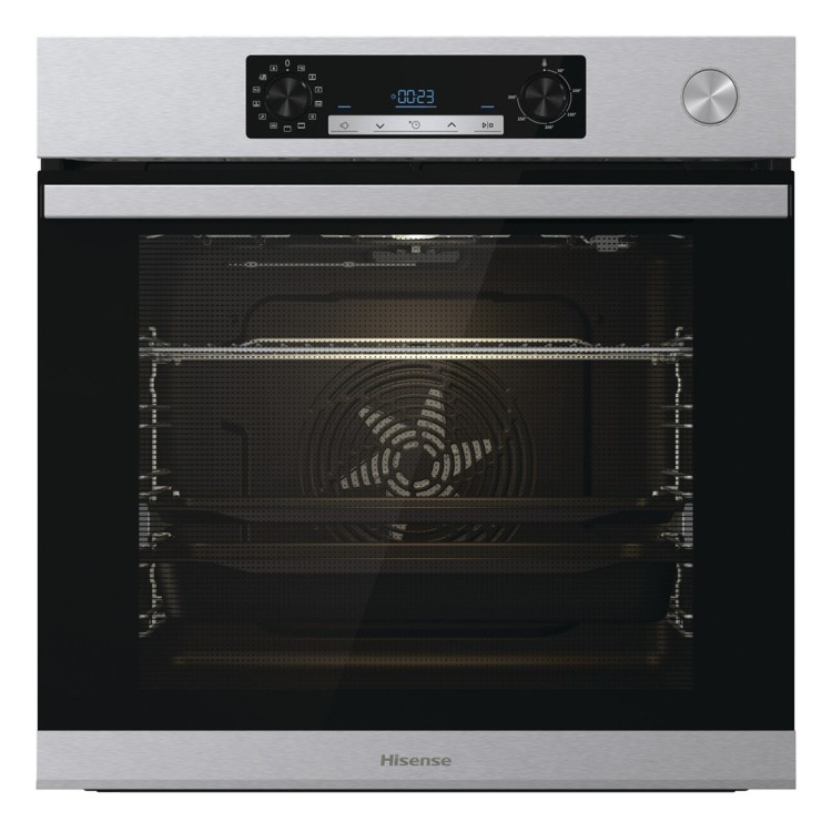 Hisense BSA66226AX forno 77 L 3500 W Nero, Grigio, Acciaio inox