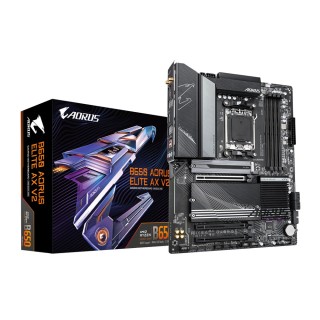 GIGABYTE B650 AORUS ELITE AX V2 Scheda madre - AMD Ryzen serie 9000, VRM a 12+2+2 fasi, fino a 8000 MHz DDR5 (OC), 1xPCIe 5.0 +