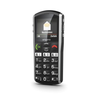 Emporia emporiaSIMPLICITY 5,08 cm (2") 90 g Nero, Argento Telefono per anziani