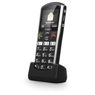 Emporia emporiaSIMPLICITY 5,08 cm (2") 90 g Nero, Argento Telefono per anziani