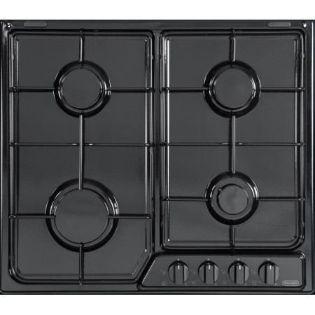 De’Longhi YNF 46 ASV piano cottura Nero Da incasso Gas 4 Fornello(i)