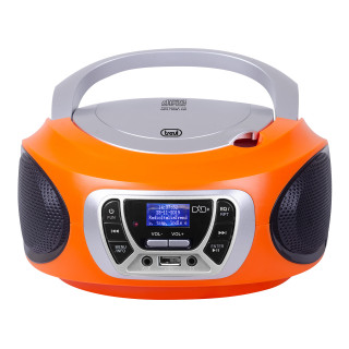 Trevi CMP 510 DAB Digitale 3 W DAB, DAB+, FM Arancione Riproduzione MP3