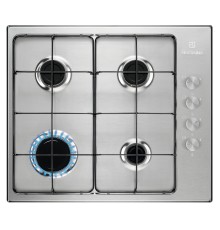 Electrolux EGS6404SX Acciaio inox Da incasso 60 cm Gas 4 Fornello(i)