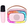 Trevi XR JUMP ALTOPARLANTE KARAOKE PORTATILE 10W WIRELESS USB MICRO SD AUX-IN XR 8A01 MINIPARTY ROSA