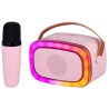 Trevi XR JUMP ALTOPARLANTE KARAOKE PORTATILE 10W WIRELESS USB MICRO SD AUX-IN XR 8A01 MINIPARTY ROSA