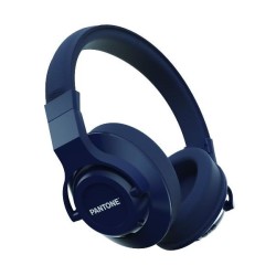 Pantone PT-WH005 Auricolare Con cavo e senza cavo A Padiglione Musica e Chiamate Bluetooth Blu