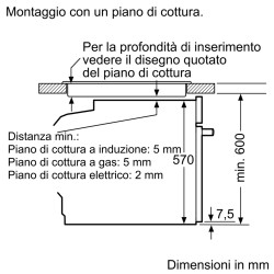 Bosch Serie 4 HBA3140S0 Forno da incasso 60 x 60 cm Acciaio Classe A