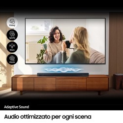 Samsung Soundbar HW-Q600C ZF Serie Q, 9 speaker, Wireless Dolby Atmos, Audio a 3.1.2 canali, Q-Simphony, Compatibile con Alexa