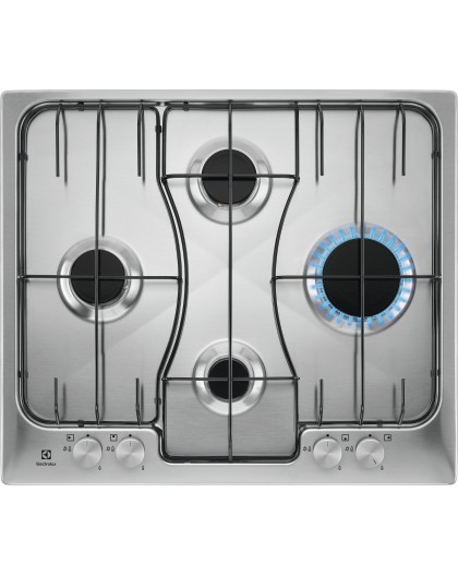 Electrolux RGG6242LOX Acciaio inox Da incasso 60 cm Gas 4 Fornello(i)