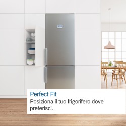 Bosch Serie 4 KGN497WDF frigorifero con congelatore Libera installazione 440 L D Bianco