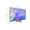 Samsung Series 8 TV UE65CU8570UXZT Crystal UHD 4K, Smart TV 65" Dynamic Crystal color, OTS Lite, Titan Gray 2023