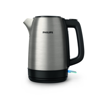 Philips Daily Collection HD9350 90 Bollitore in metallo, coperchio a molla, indic. lum.