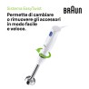 Braun MultiQuick 1 MQ10.201M Minipimer Frullatore ad immersione White