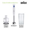 Braun MultiQuick 1 MQ10.201M Minipimer Frullatore ad immersione White