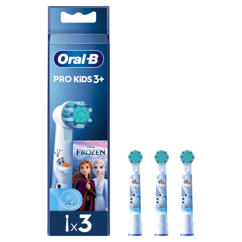 Oral-B Testine Di Ricambio Pro Kids Con Disney Frozen, 3 Testine