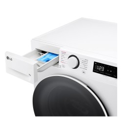 LG F4R5009TSWW Lavatrice 9kg AI DD, Classe A-10%, 1400 giri, TurboWash, Vapore