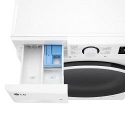 LG F4R5009TSWW Lavatrice 9kg AI DD, Classe A-10%, 1400 giri, TurboWash, Vapore