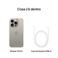 Apple iPhone 15 Pro 256GB Titanio Naturale