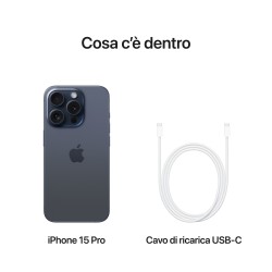 Apple iPhone 15 Pro 256GB Titanio Blu