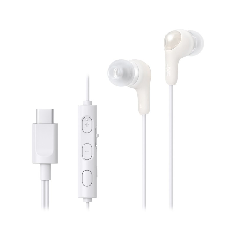 JVC HA-FR9UC Auricolare Cablato In-ear Musica e Chiamate USB tipo-C Bianco