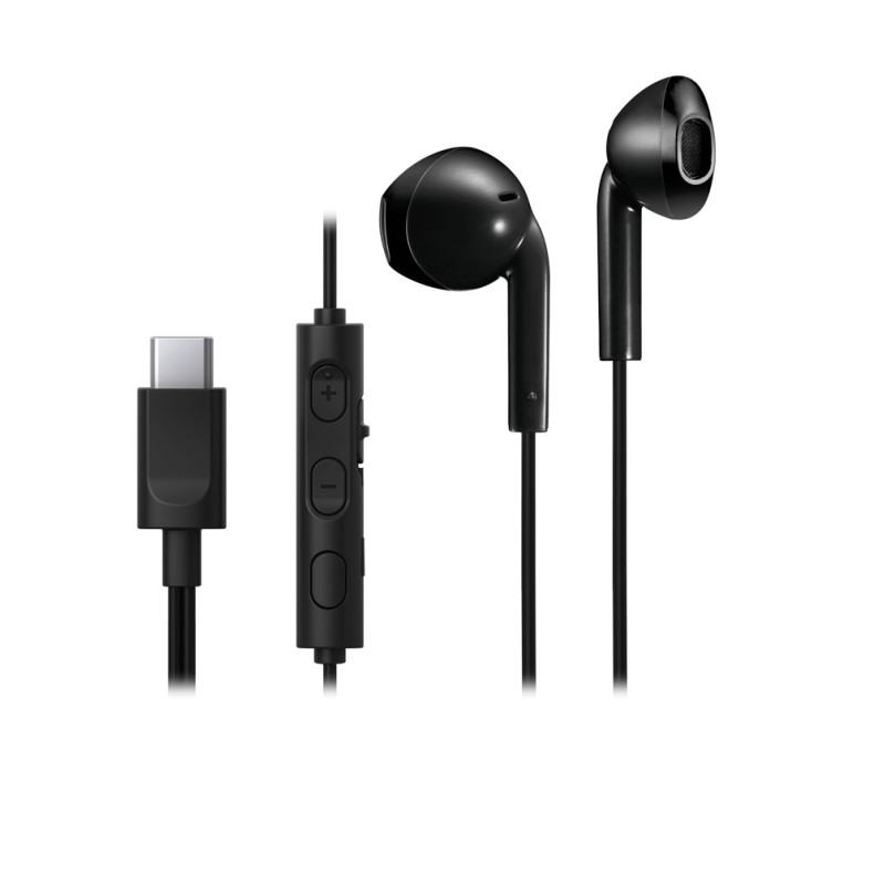 JVC HA-FR17UC Cuffie Cablato In-ear Musica e Chiamate USB tipo-C Nero