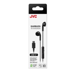 JVC HA-FR17UC Cuffie Cablato In-ear Musica e Chiamate USB tipo-C Nero