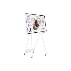 Samsung WM55B lavagna interattiva 139,7 cm (55") 3840 x 2160 Pixel Touch screen Grigio, Bianco