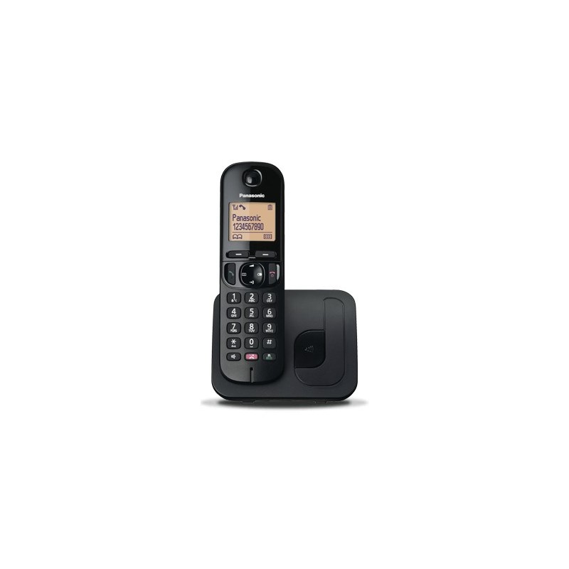 Panasonic KX-TGC250JTB telefono Telefono DECT Identificatore di chiamata Nero