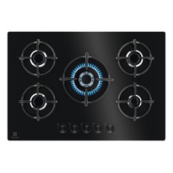 Electrolux EGG75372K Nero Da incasso 75 cm Gas 5 Fornello(i)