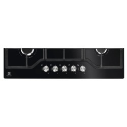 Electrolux EGG7536K Nero Da incasso 74 cm Gas 5 Fornello(i)