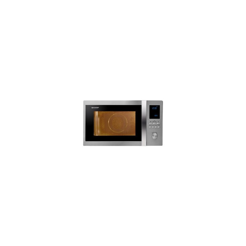 Sharp Home Appliances R-922STWE Acciaio inox Microonde combinato Superficie piana 32 L 1000 W