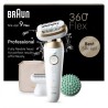 Braun Silk-épil 9 Flex 9-071 3D 40 pinzette Oro, Bianco