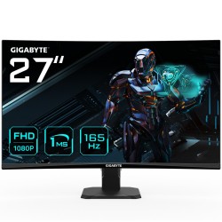 GIGABYTE GS27F 27" Monitor da Gioco FHD - 1920 x 1080, 165Hz, 1ms, 300 cd m², FreeSync Premium, HDR Ready, HDMI 2.0,