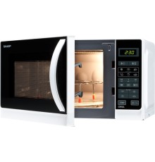 Sharp Home Appliances R-642 WW Bianco Microonde con grill Superficie piana 20 L 800 W