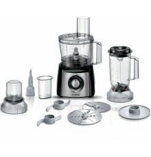 Bosch MCM3501M Food processor MultiTalent 3 800 W Nero, Inox spazzolato