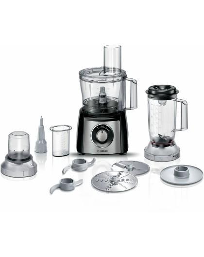 Bosch MCM3501M Food processor MultiTalent 3 800 W Nero, Inox spazzolato