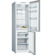 Bosch Serie 2 KGN36NLEA Frigorifero combinato da libera installazione 186 x 60 cm Metal look Classe E