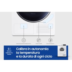 Samsung Asciugatrice AI Control Optimal dry 9Kg DV90BB5245TW