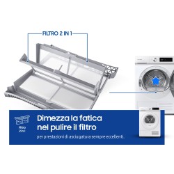 Samsung Asciugatrice AI Control Optimal dry 9Kg DV90BB5245TW