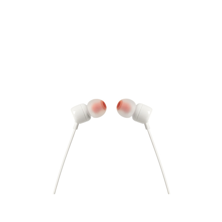 JBL Tune 110 Auricolare Cablato In-ear MUSICA Bianco