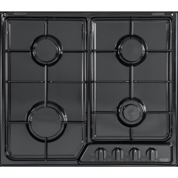 De’Longhi YNF 46 ASV piano cottura Nero Da incasso Gas 4 Fornello(i)