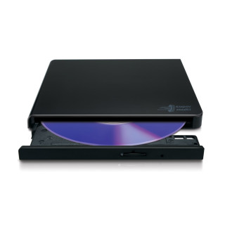 Hitachi-LG Slim Portable DVD-Writer lettore di disco ottico DVD±RW Nero