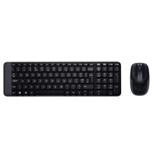 Logitech Wireless Combo MK220 tastiera Mouse incluso Ufficio USB Belga Nero