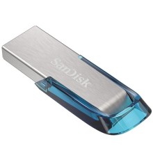 SanDisk Ultra Flair unità flash USB 128 GB USB tipo A 3.2 Gen 1 (3.1 Gen 1) Blu, Argento