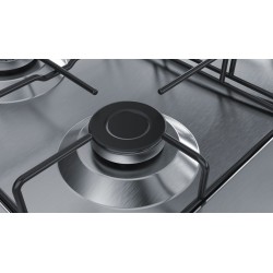 Bosch Serie 4 PGP6B5B85 Piano cottura a gas 60 cm Acciaio inox