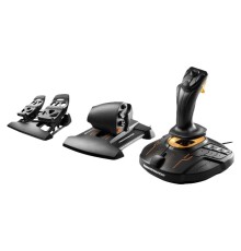 Thrustmaster T-16000M FCS Flight Pack Nero USB Joystick Analogico Digitale MAC, PC